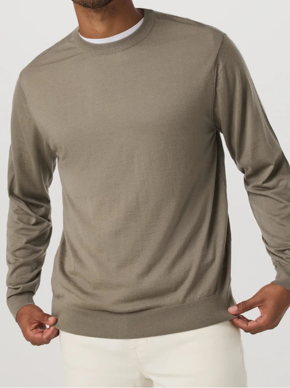 Vuori Merino Fine Gauge Wool Sweater